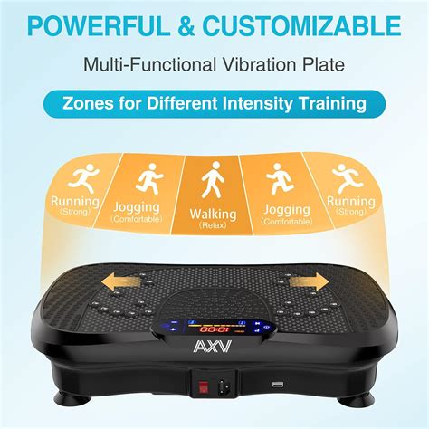 AXV Vibration Plate Fitness Platform Exercise Machine Vibrating .
